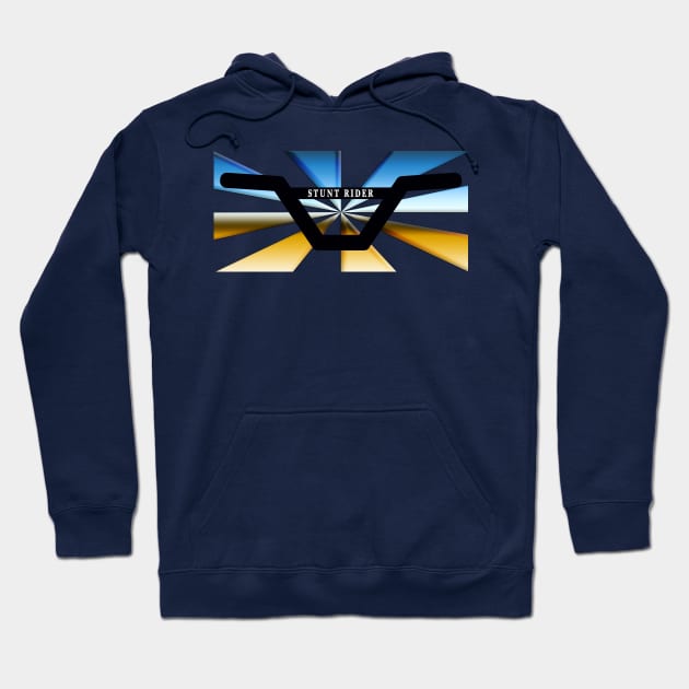 Stunt Rider Hoodie by CreativePhil